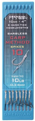 Drennan 4 Carp Method Spike Hook Plate: 10 To 10lb