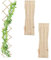 Relaxdays Guías Plantas Trepadoras, Set 3, Celosías Extensibles, Enrejado Enredaderas Pared, 180x30 cm, Madera, Natural