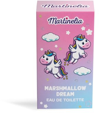 MARTINELIA – Eau De Toilette Per Bambini – Profumo Tenero Per Bambini, Flacone Carino Per Ragazza – Profumo Marshmallow – Piccolo Formato – Modello Casuale – 1 Unità