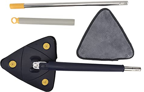 Extendable Triangle Mop Rotary 360 Degree Adjustable Cleaning Mop for Home Bathtub Floor Wall