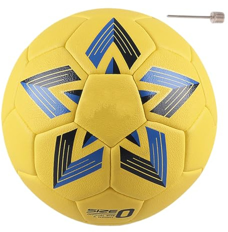 Générique Team Handball – Ball aus PU-Leder, Größe 3, 54 cm, Handball, Gymnastikball mit hohem Ball, Sportball in leuchtenden Farben | aufblasbares Freizeit-Training