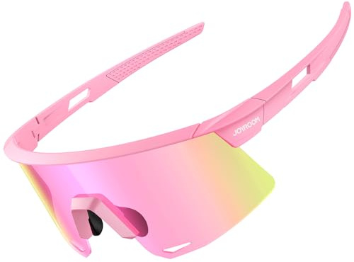 JOYROOM Schnelle Brille Herren Fahrradbrille Damen [Verstellbare Nasenpad] [Anti-Beschlag] Sonnenbrille Polarisiert UV400-Schutz Sportbrille aus TR90 für Fahrrad Ebike Laufen