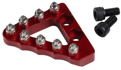 Fußrasten Für 701 Für ENDURO SM 701SM Für Beta RR RS 125-520 Hinten Bremspedal Hebel Spitze Platte Schritt Fußpedale Motorrad(Red)