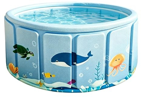 Piscina Pieghevole,Vaschetta da Bagno per Piccoli | Piscina Portatile Pieghevole Da Giardino Esterno,per Giardino Terrazza Interno Esterno Spiaggia Feste Cani Bambini