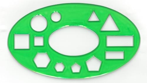 Mengenlehre Schablone oval