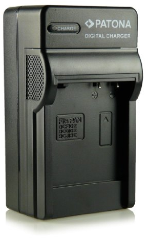 PATONA 3en1 Chargeur pour DMW-BCG10E Batterie Compatible avec Panasonic Lumix DMC-FT1 DMC-TZ10 DMC-TZ20 DMC-ZS1 DMC-ZX3