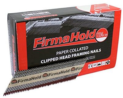 TIMCO Firmahold Collated Clipped Head Nails Ring Shank - 2.8 x 63 - Stainless Steel - Box of 1100