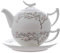TeaLogic Tea for One Set White Cherry - Fine Bone China