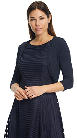 Vera Mont Damen Bolero-Jacke figurbetont Night Sky,36