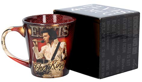 Nemesis Now Elvis The King Tasse, 11 cm, Rot