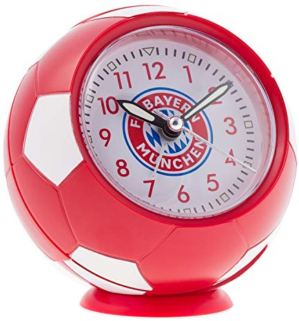 FC Bayern München Wecker im Fußball-Look FCB Uhr