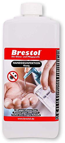 HANDDESINFEKTION Liquid 1000 ml Euroflasche Desinfektionsmittel für Hand Haut Oberflächen Desinfektion Händedesinfektion Desinfektionsflüssigkeit Flüssigdesinfektion Oberflächendesinfektion