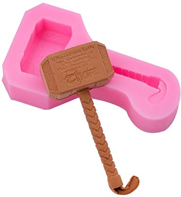 Fondantform Zwei Stücke Von Thors Hammer Hardware Tools Silikonform Hammer Hammer Flüssige Silikonform Fondant Kuchen Dekoration
