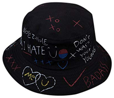 Unbekannt Bucket Hat Hat Sonnenhut Herren Wasserdicht-Faltbar wendbarer Hut Hochwertiger und geeignet für Frühling Anglerhut Fischermütze Sommer Herbst