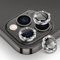 YSJJZRL 3 Pcs 9H Diamond Camera Lens Film,Glitter HD Tempered Glass Camera Cover Flash drill Lens Film For iPhone 11/11 Pro/11 Pro Max (For ip11,Black)