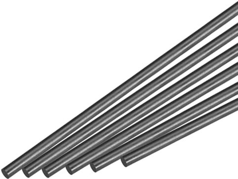 QUARKZMAN 10 Pcs Barres en Fibre de Carbone, 8mm x 200mm pour Avion RC, Outil de Bricolage pour Aile de Quadcoptère