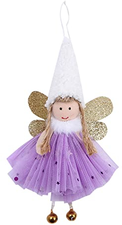 Weihnachtsengel Ornamente Hängend Für Dekorationen Weihnachtsbaumschmuck Niedlicher Anhänger Mit Glöckchen Christbaumschmuck Hängende Ornamente Figuren Weihnachtsengel Ornamente