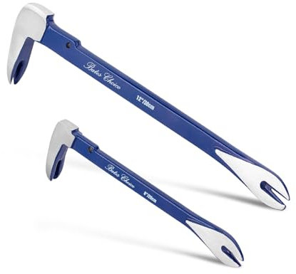 Bates- Cats Paw Nail Puller Set, 2 Pack, 8 & 12, Mini Pry Bar, Crowbar, Pry Tool, Nail Puller Tool, Small Pry Bar, Nail Remover Tool, Nail Pullers, Cats Paw Pry Bar, Catspaw Tool, Cat Claw Tool