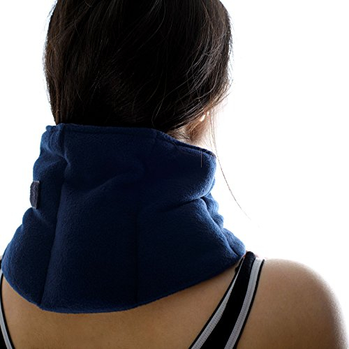 Zhu-Zhu Soothing Neck & Joint Wrap Heat Pad - Unscented Wheat Bags Microwavable with Strap for Muscle Pain Relief Heat Therapy Microwave Wheat Bag - Neck, Knee, Joint, and Period Pain Relief Heat Pack