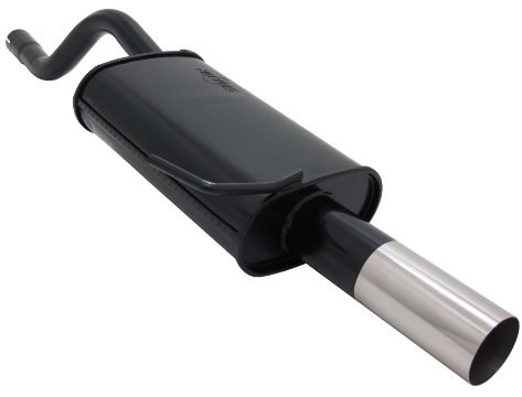 Novus Sportauspuff Gruppe N 1x76mm RL-Design