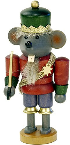 Alexander Taron Importer 32-612 - Christian Ulbricht Nutcracker - Mouse King - 6.75 H x 3.25 W x 2.75 D