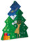 Ritter Sport Schokowürfel Adventskalender (208 g), Weihnachtskalender zum Aufhängen, 26 Schokoladen-Würfel, 7 leckere Sorten, in Tannenform