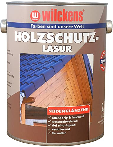 Wilckens Holzschutzlasur für Außen, 2,5 l, Mahagoni