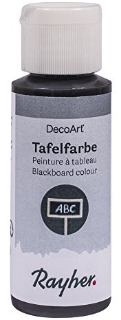 Rayher 38807000 Tafelfarbe schwarz, Flasche 59 ml