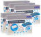 5x Wenko Nachfüllpackung Feuchtigkeitskiller Raum-Entfeuchter, 1kg Granulat