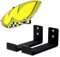 StoreYourBoard Nackte Brandung | Der Original Minimalist Surfboard Wall Rack | Display-Rack (Schwarz)