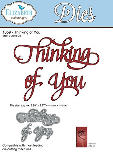Elizabeth Craft Designs Quietfire Wafer Thin Metal Die-Thinking Of You