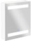 HOMCOM LED Spiegelschrank 9 W Lichtspiegel Badezimmerschrank mit Spiegel Badschrank Badezimmerspiegel mit Touch Schalter Scharnier Soft-Close-Funktion Weiß 50 x 15 x 60cm
