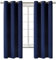 BGment Cortinas Opacas para Dormitorio, con Aislamiento térmico, con Ojales, para oscurecer la habitación, para Sala de Estar, Juego de 2 Paneles (42 x 63 Pulgadas, Azul Marino)