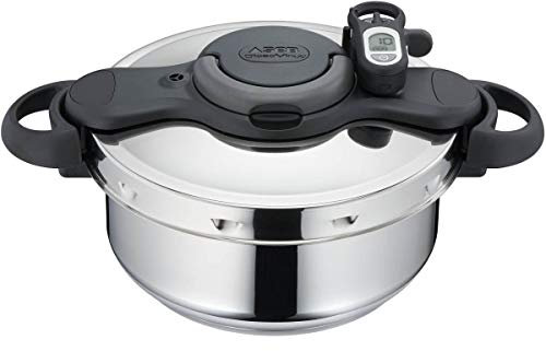 SEB 49AB-PC CLIPSOMINUT Duo INOX Olla a presión, 5.2 litros, Aluminio