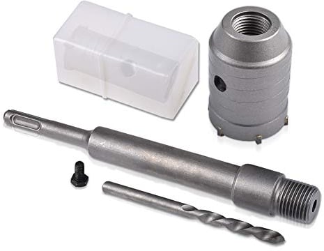 KATUR 65mm SDS Plus Schaftlochsägenfräser Beton Zement Steinwandbohrer für Ziegel Beton Zementstein (65mm Durchmesser)