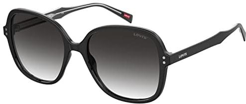Levi'S Lv 5015/s 807/9O BLACK Sunglasses Women's Acetate, Standard, 57
