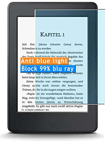 Vaxson 2 Stück Anti Blaulicht Schutzfolie für Amazon Kindle Paperwhite (2015) 6 Bluelight folie Displayschutzfolie