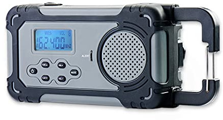 4Patriots Liberty Band Emergency Solar Radio: NOAA Weather Radio with Solar Panel & Power Bank