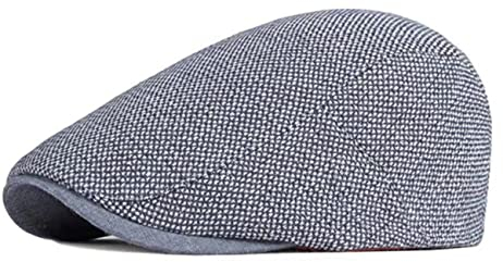 Bessy shop Herren Baskenmütze Barett, Schirmmütze Baskenmütze Herrenmütze Cap Newsboy Unisex Beret Schirmmütze Flatcap Einstellbar Sportmütze Traditionelle Schiebermütze Navy