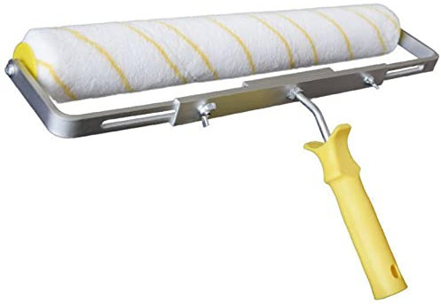 GINVF Ensemble de rouleaux de peinture de 20 pouces, Manchon de rouleau de peinture en microfibre, Support de rouleau extensible, pour peindre les murs et les plafonds (Pieu du milieu)