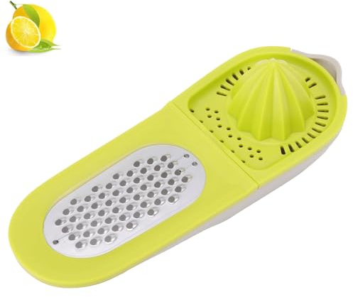 Juicer Lemon Squeezers,3 in 1 Multifunctional Orange Citrus Lime Juicer,Hand Juicer Citrus Squeezer Manual Juicer Lemon Squeezers Lemon Press Grater Lime Zester for Kitchen Fruit Vegetable