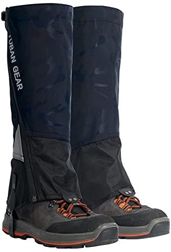 ROTTO Gamaschen wasserdichte Wandern Trekking Jagd für Herren Damen mit Durchgehendem Reißverschluss (L)