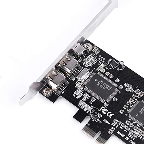 Scheda PCI-Express, controller PCI-E PCI Express FireWire 1394a IEEE 1394 con cavo Firewire Cavo controller 800Mbps - 1394-1995 per bus seriale ad alte prestazioni