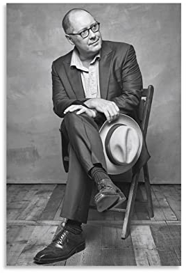 VAIKANHAI Schauspieler James Spader Poster für Schlafzimmer, Ästhetik, Bilddruck, Leinwandbild, 20 x 30 cm, ungerahmt