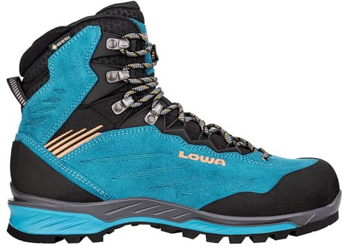 LOWA Stiefel mittel CADIN II GTX MID Ws [2024] türkis/mandarine, 42