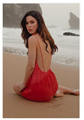 EFEZAC Sängerin Lena Meyer Landrut Poster 6 Leinwand Poster Schlafzimmer Dekor Sport Landschaft Büro Zimmer Dekor Geschenk Rahmen Stil 20 x 30 cm