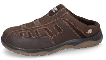 Dockers by Gerli Herren Klassische Sandalen, Männer Sandalen,Badesandalen,Wasserschuhe,Aquaschuhe,Klettverschluss,Schoko,46 EU