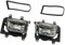 WOZIES 1 Paar Auto-Frontstoßstangen-Nebelscheinwerfer-Scheinwerfer Für BMW E30 318I 325I 325E Nebelscheinwerfer 63171385945/63171385946