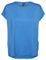 VERO MODA Vmava Plain SS Top Gajrs Noos T-Shirt, Ibiza Blue, L Femme