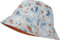 Playshoes Jungen UV-Schutz Fischerhut Bademütze Kopfbedeckung, Dino Allover, 53cm